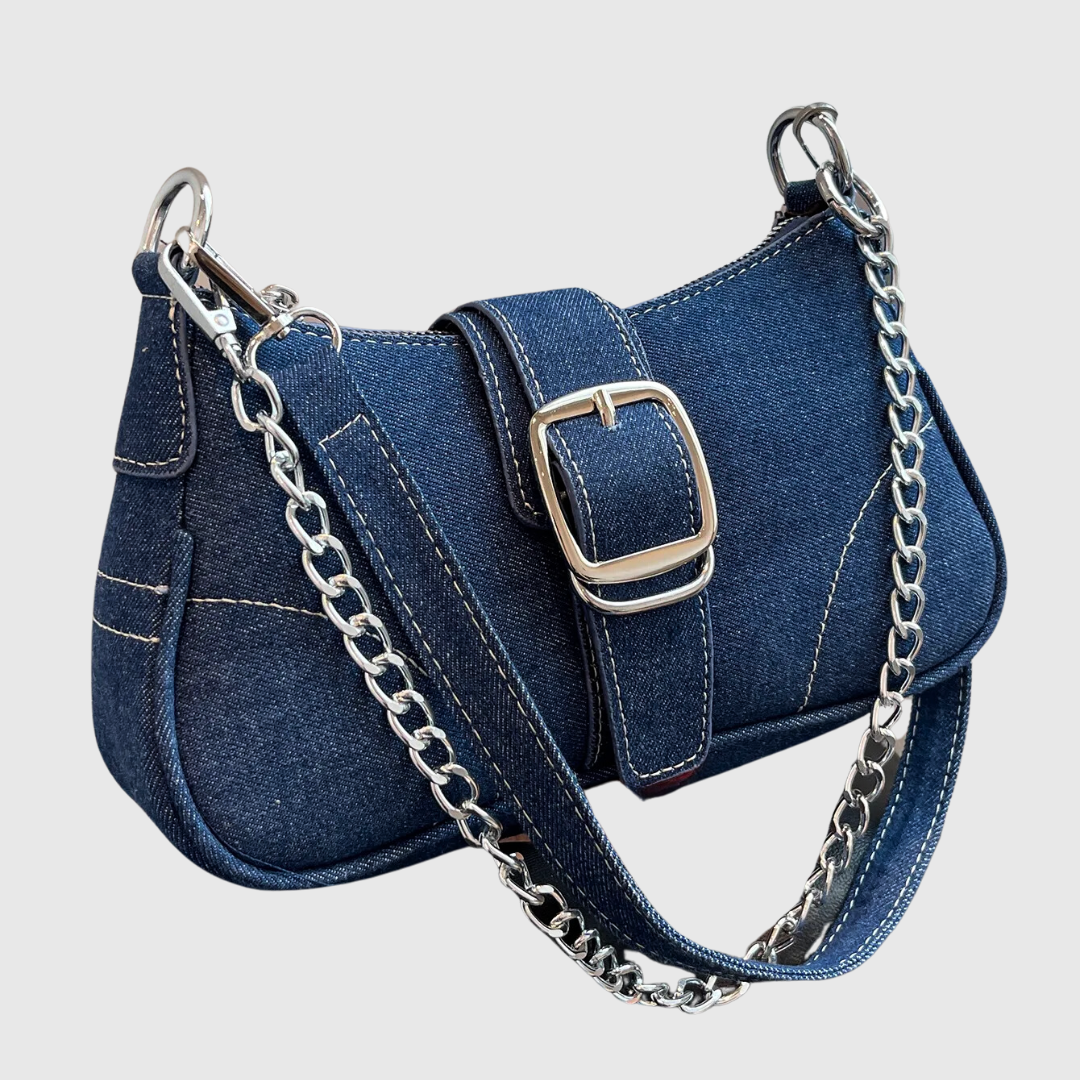 Bleu Rivière Denim Satchel