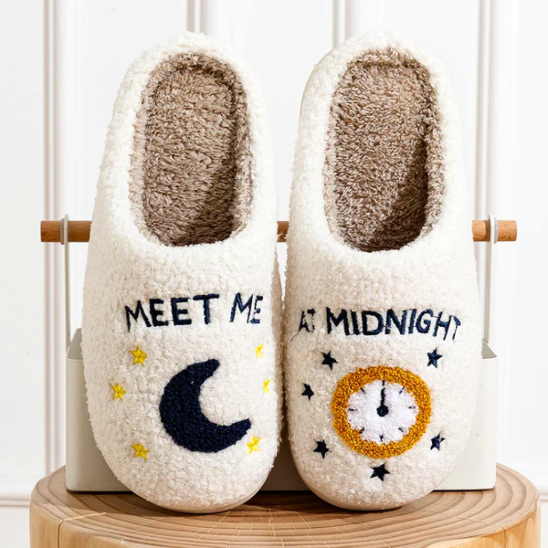 Moon Hug Constellation Slippers