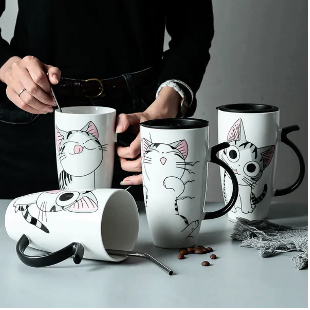 Cozy Cat Ceramic Mug