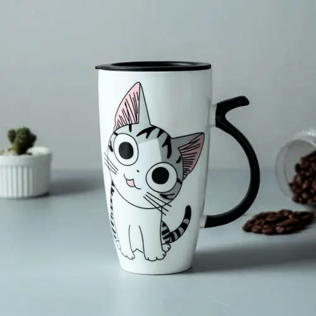 Cozy Cat Ceramic Mug