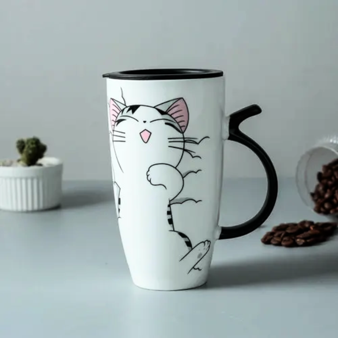 Cozy Cat Ceramic Mug