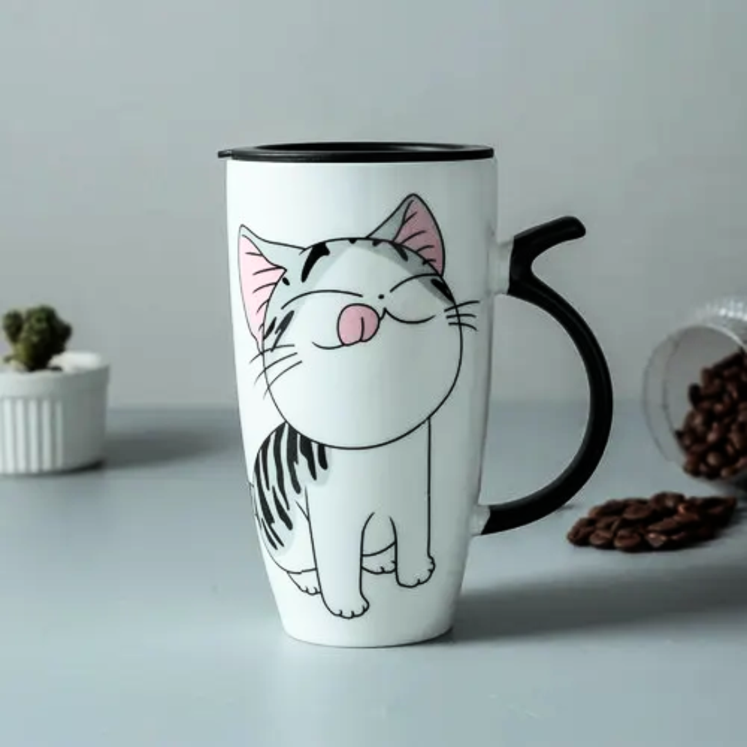 Cozy Cat Ceramic Mug