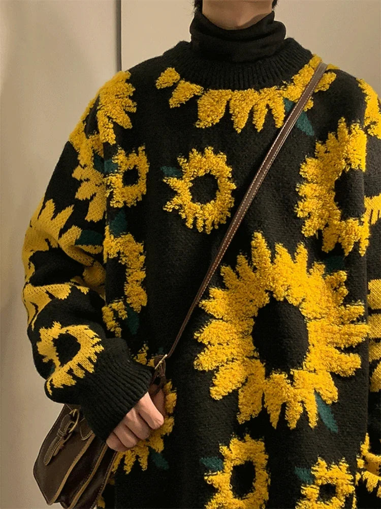 Sunny Blossom Knit Sweater