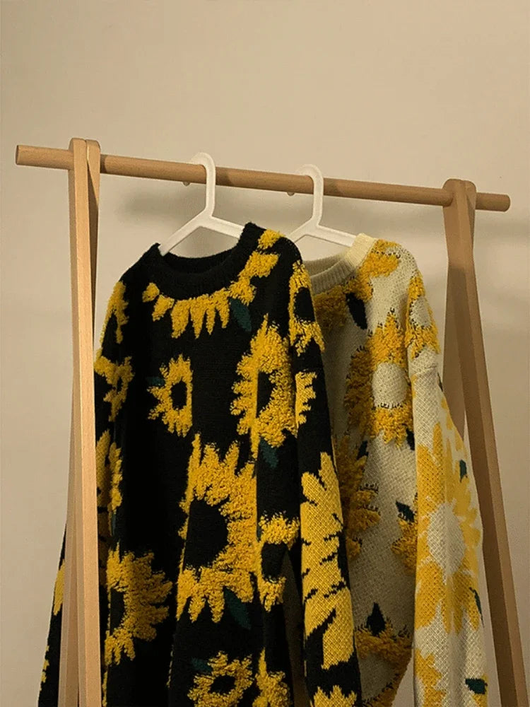 Sunny Blossom Knit Sweater