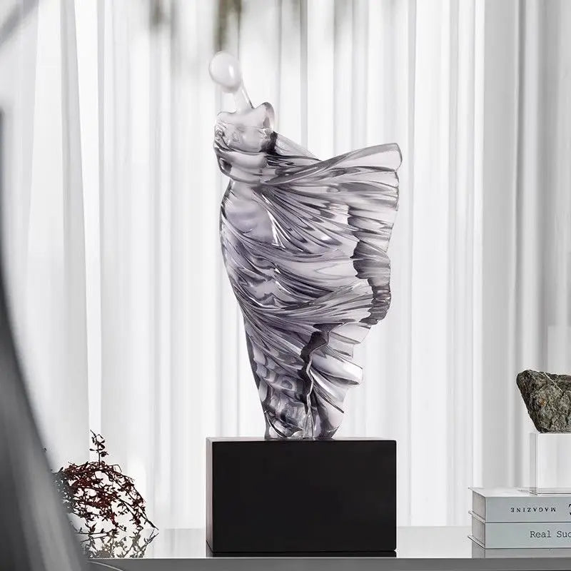 Ethereal Swirl Abstract Sculpture