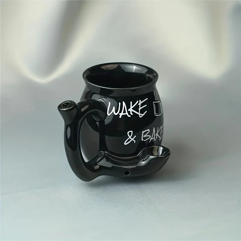 Wake &amp; Bake Ceramic Cup