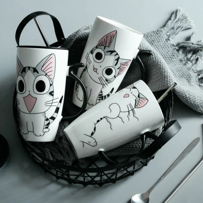 Cozy Cat Ceramic Mug