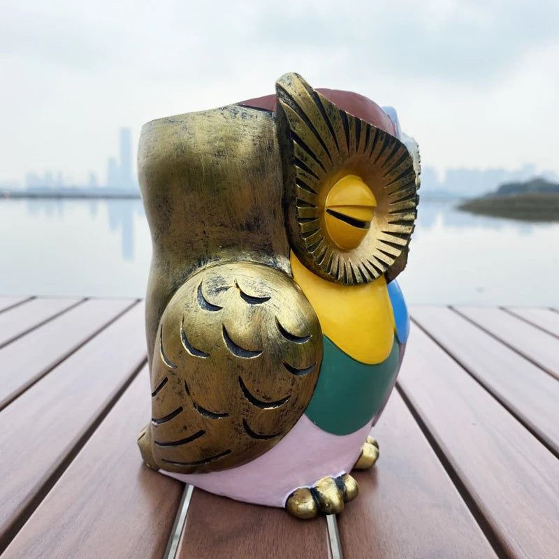 Wisdom Owl Planter