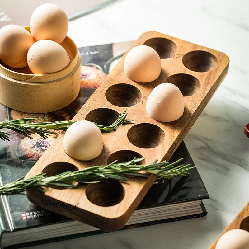 Wooden Egg Storage Display