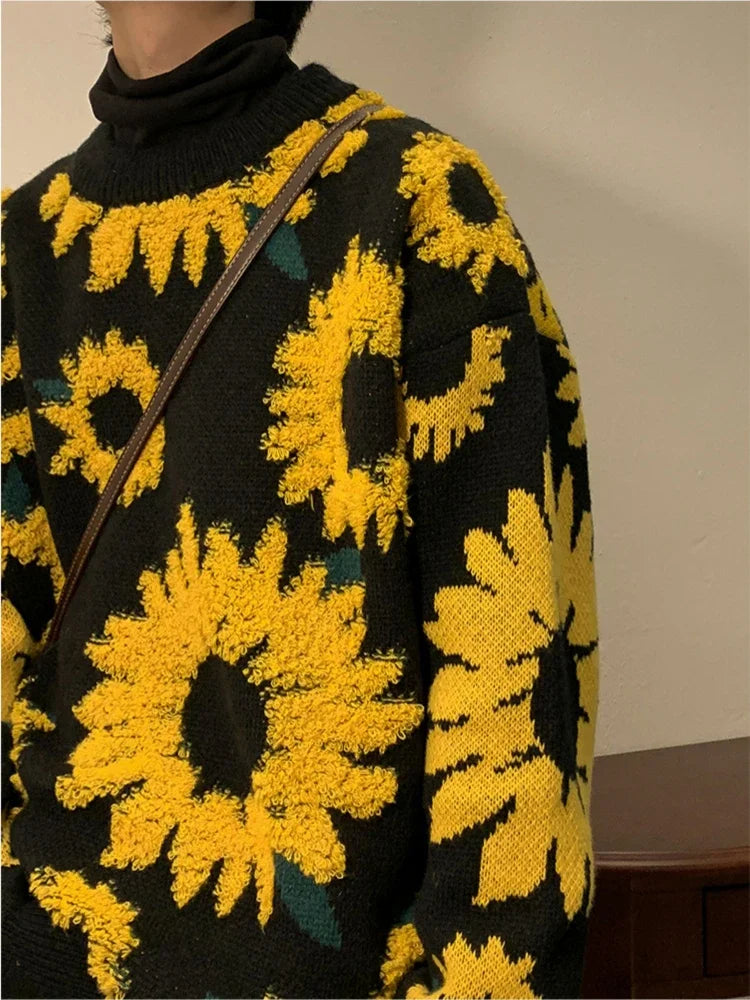 Sunny Blossom Knit Sweater