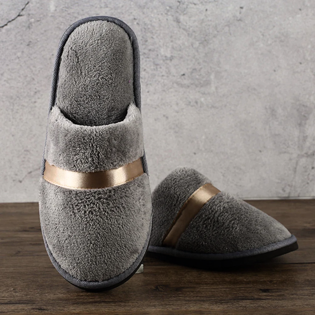 Cozy Comfort Fleece-Lined Slippers