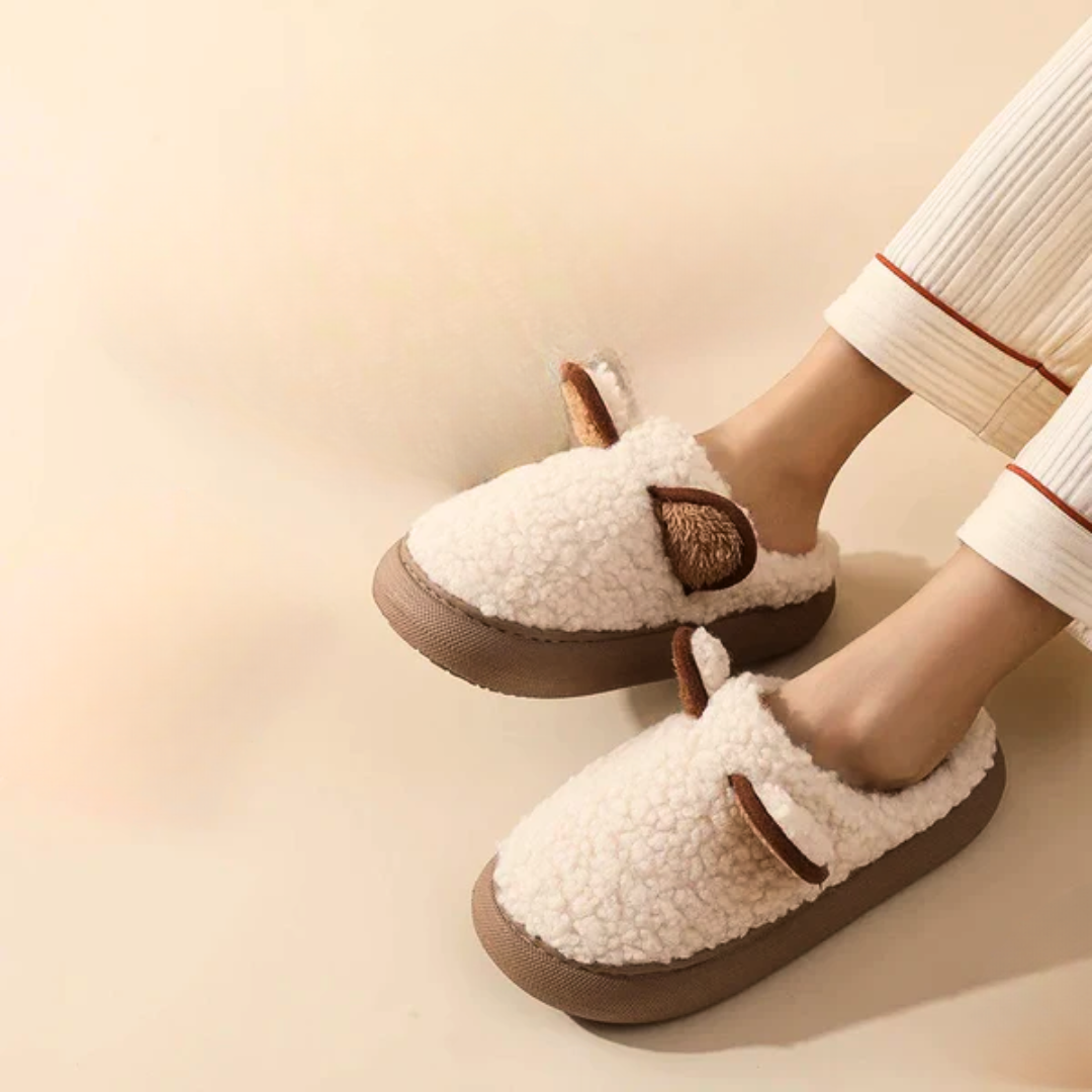 Little Lamb Sherpa Slippers