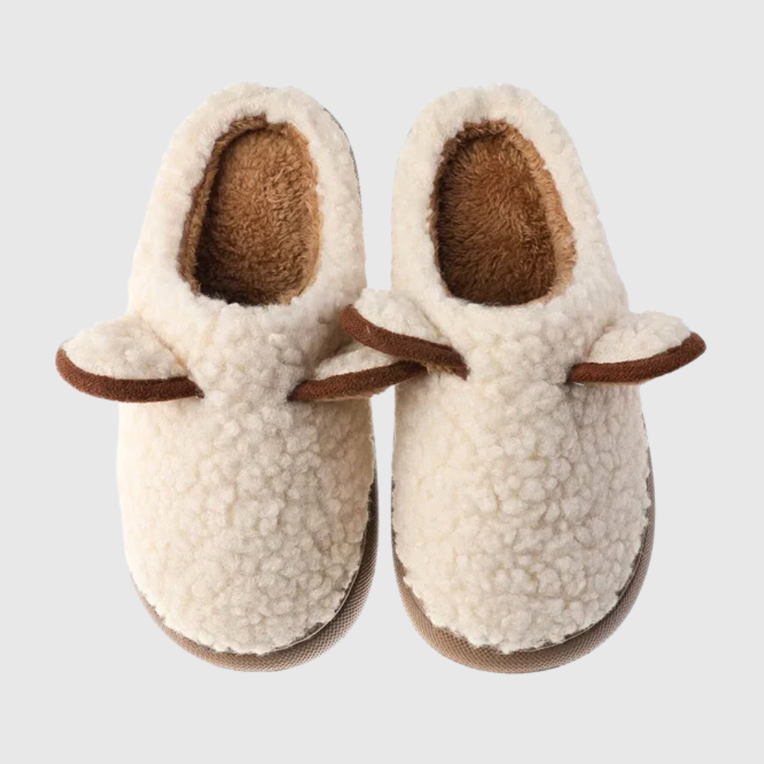 Little Lamb Sherpa Slippers