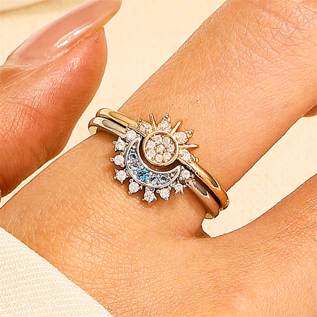 Celestial Radiance Stars and Dreams Ring