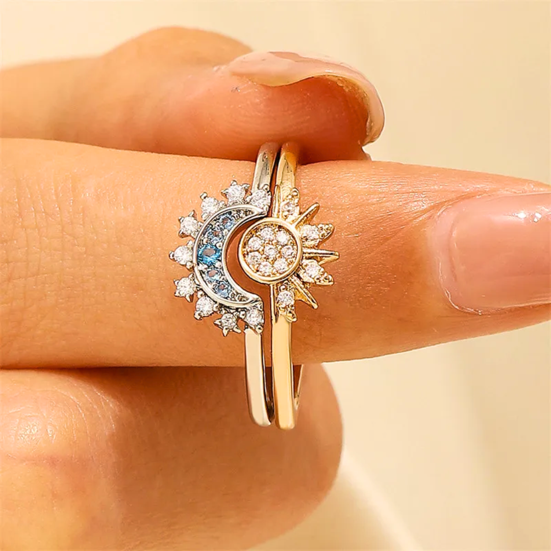 Celestial Radiance Stars and Dreams Ring