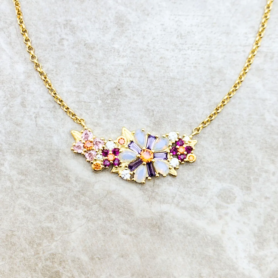 Fleur Garden of Gems Necklace