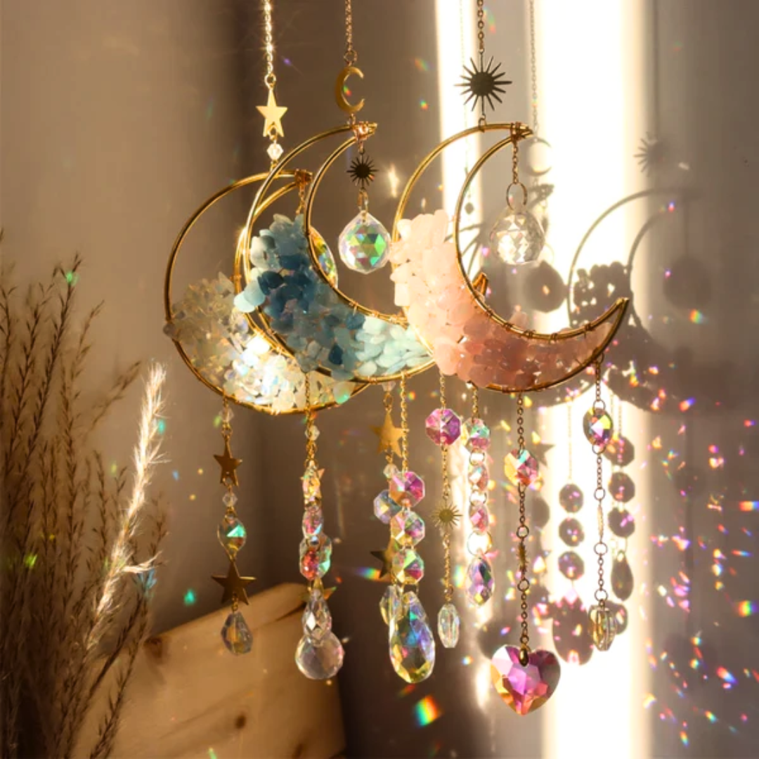 Ethereal Echo Crystal Dreamcatcher