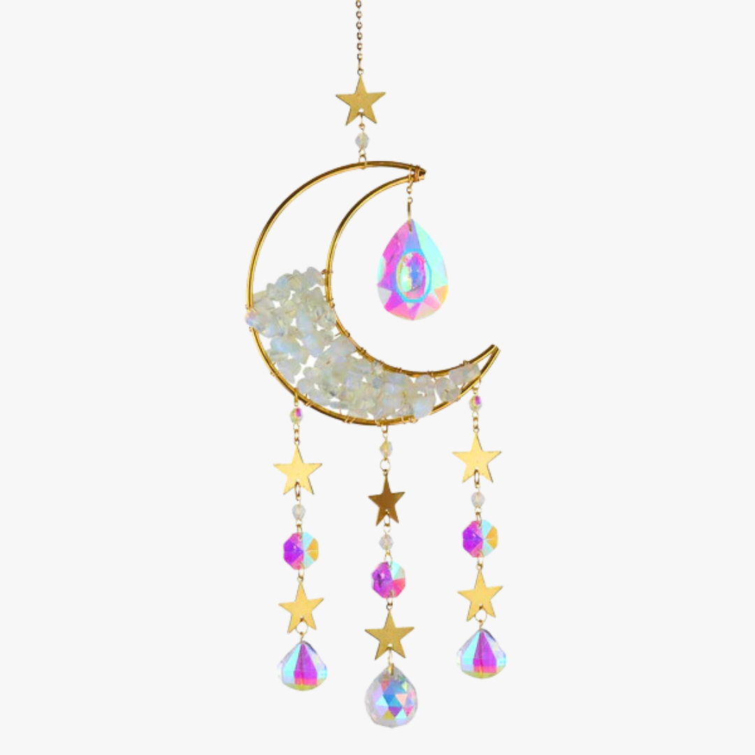 Ethereal Echo Crystal Dreamcatcher