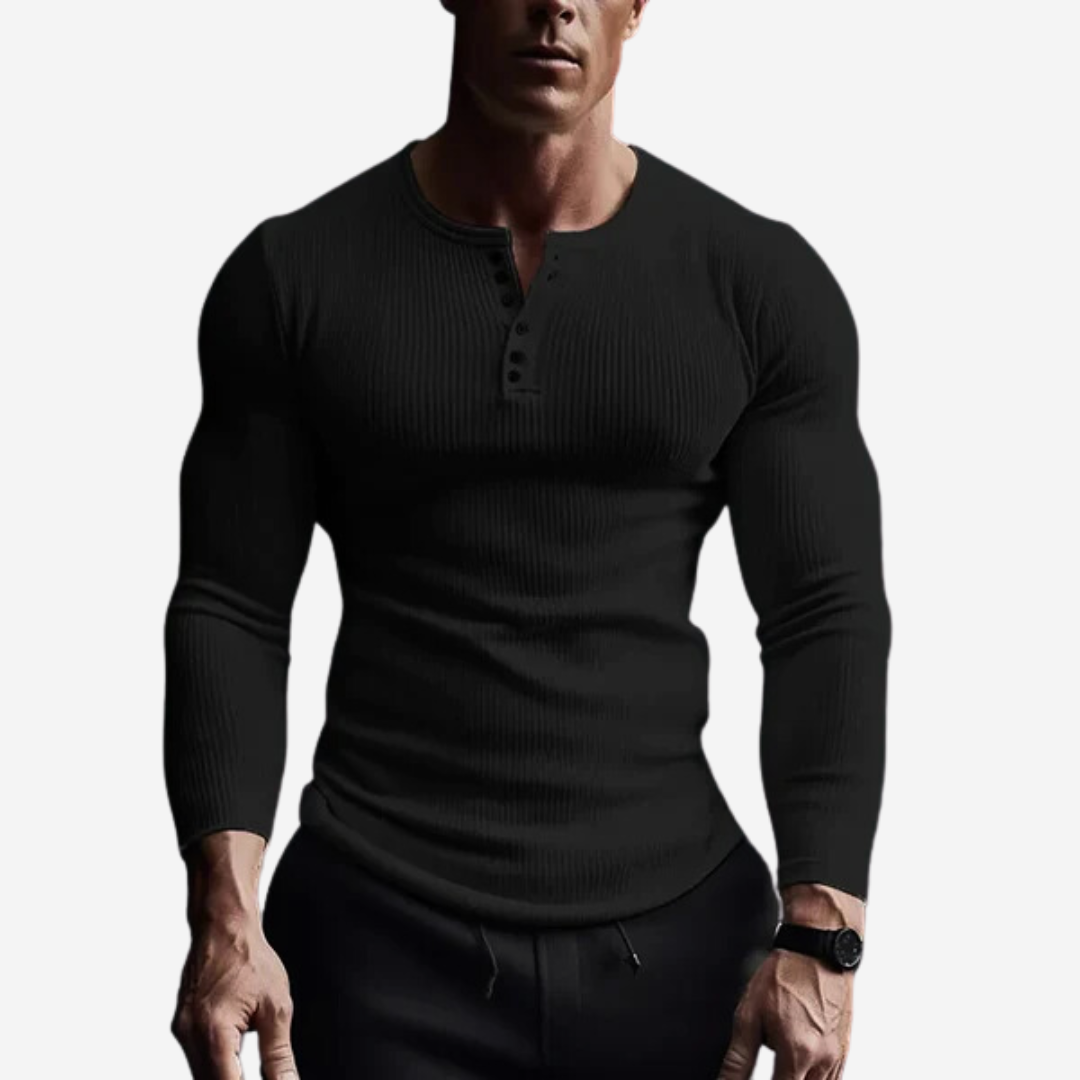 Blake Maverick Henley Long Sleeve