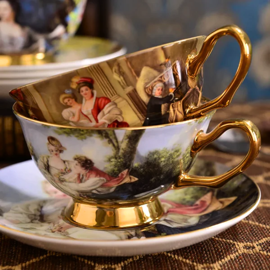 Bordeaux Heritage Coffee &amp; Tea Cups