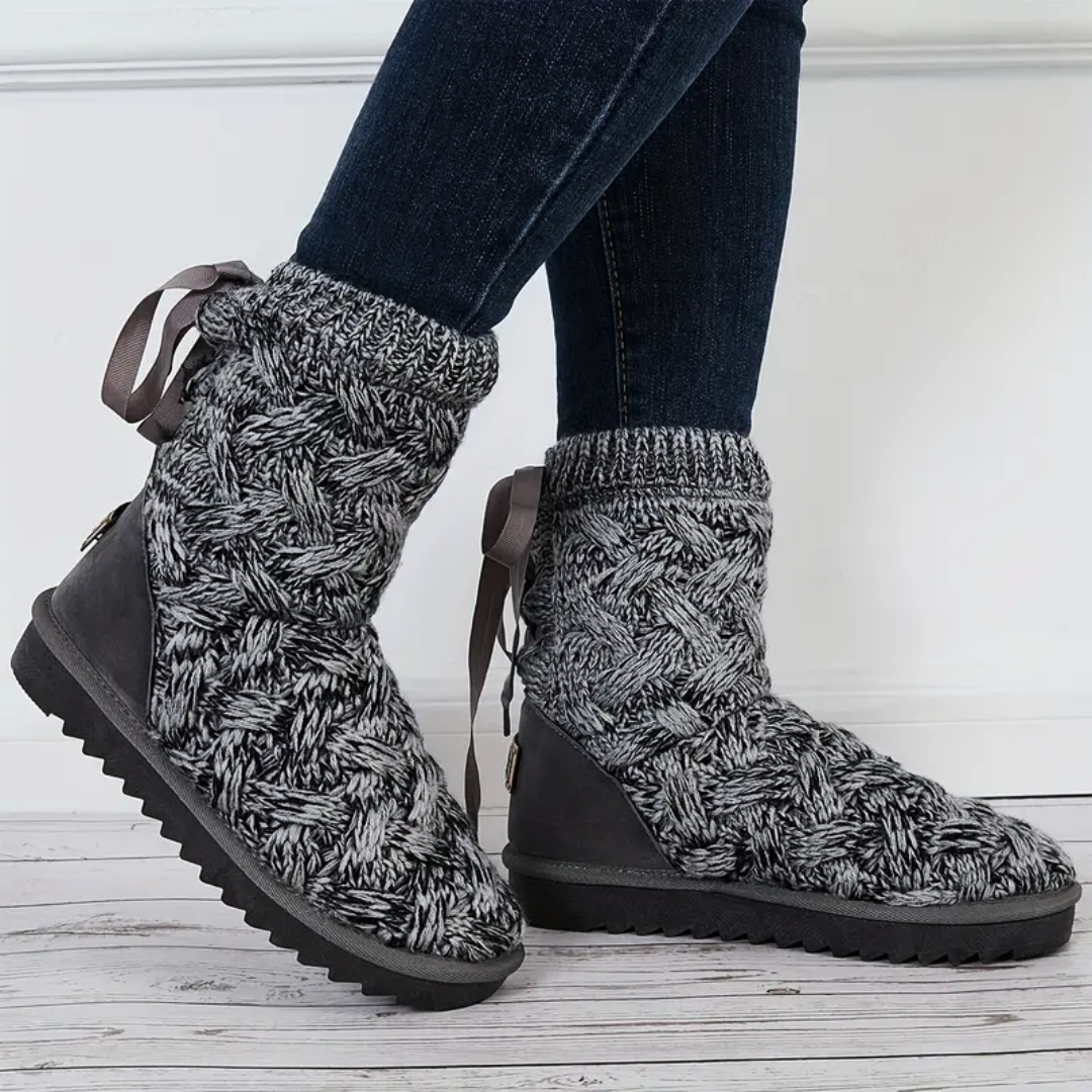 Claire Fletcher Knitted Boots