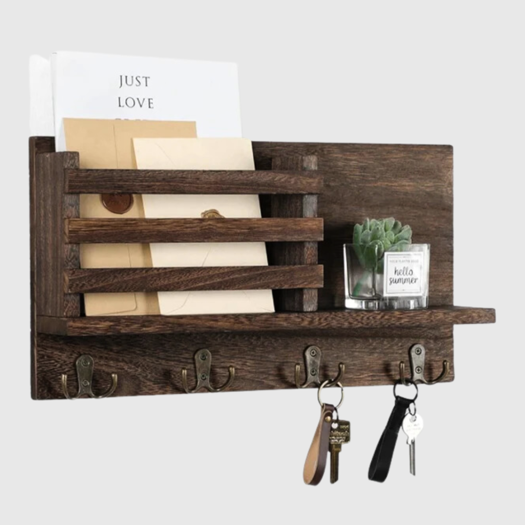 Homestead Wood Wall-Mounted Shelf