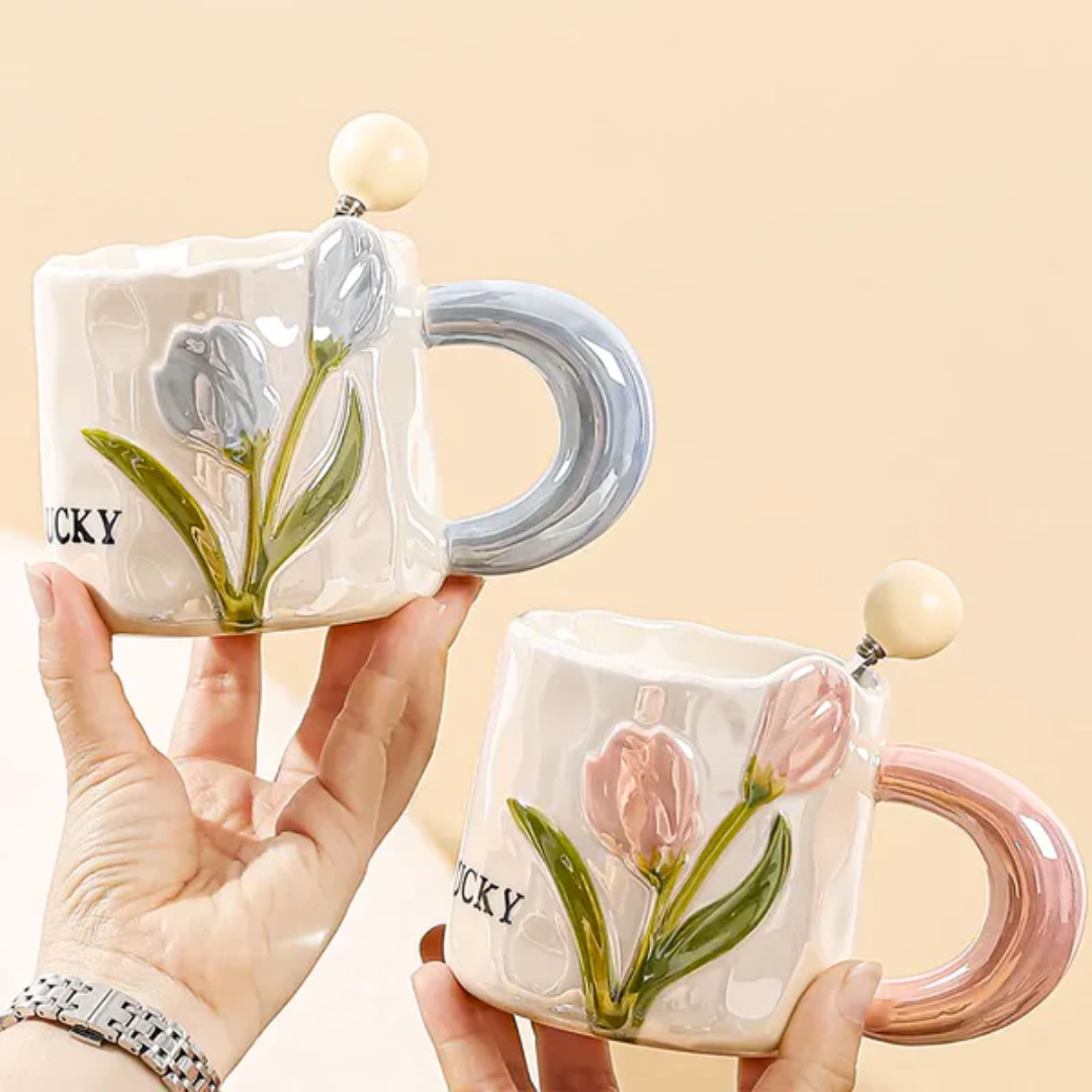 Verdure Grace Porcelain Mug