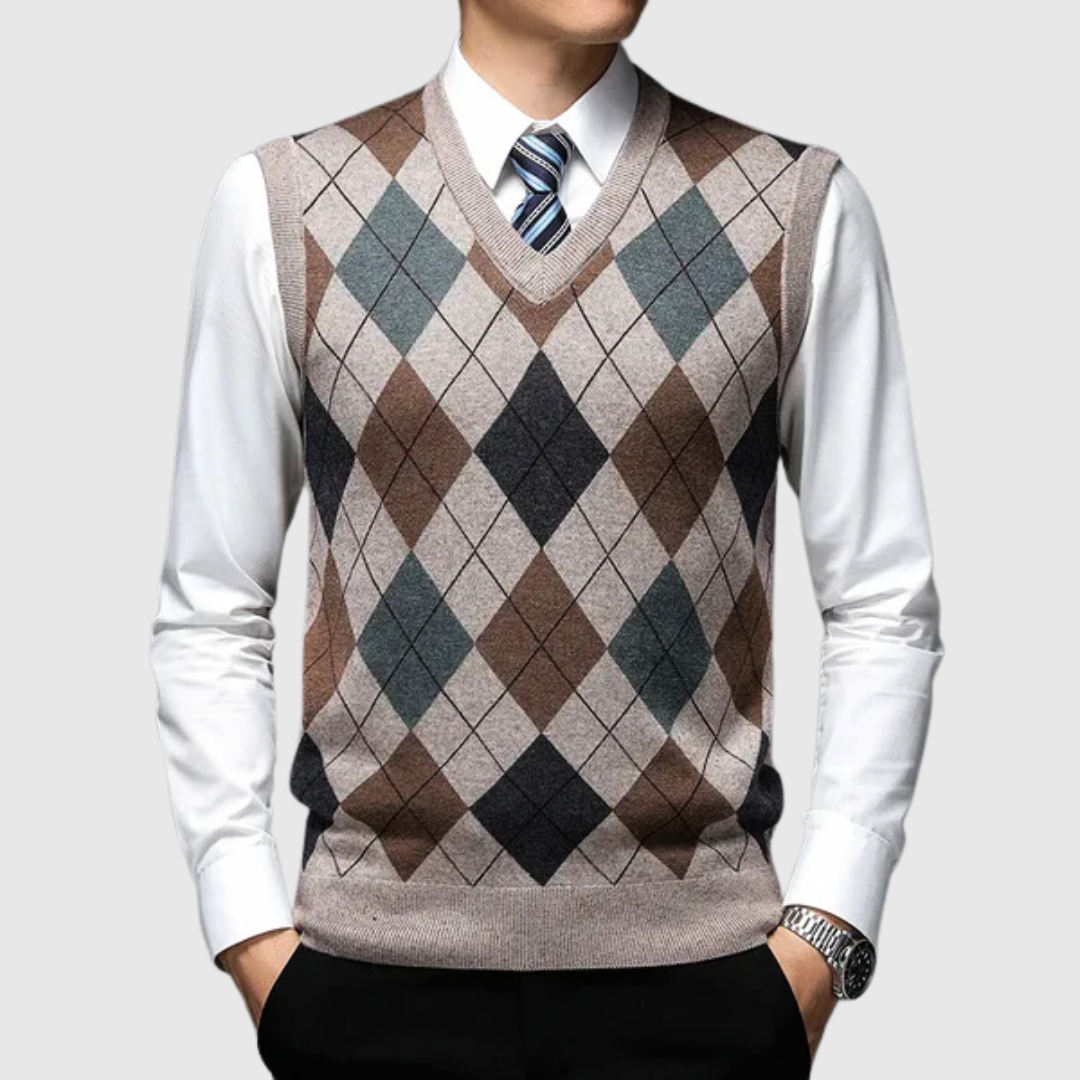 Ethan Bradford Signature Argyle Vest