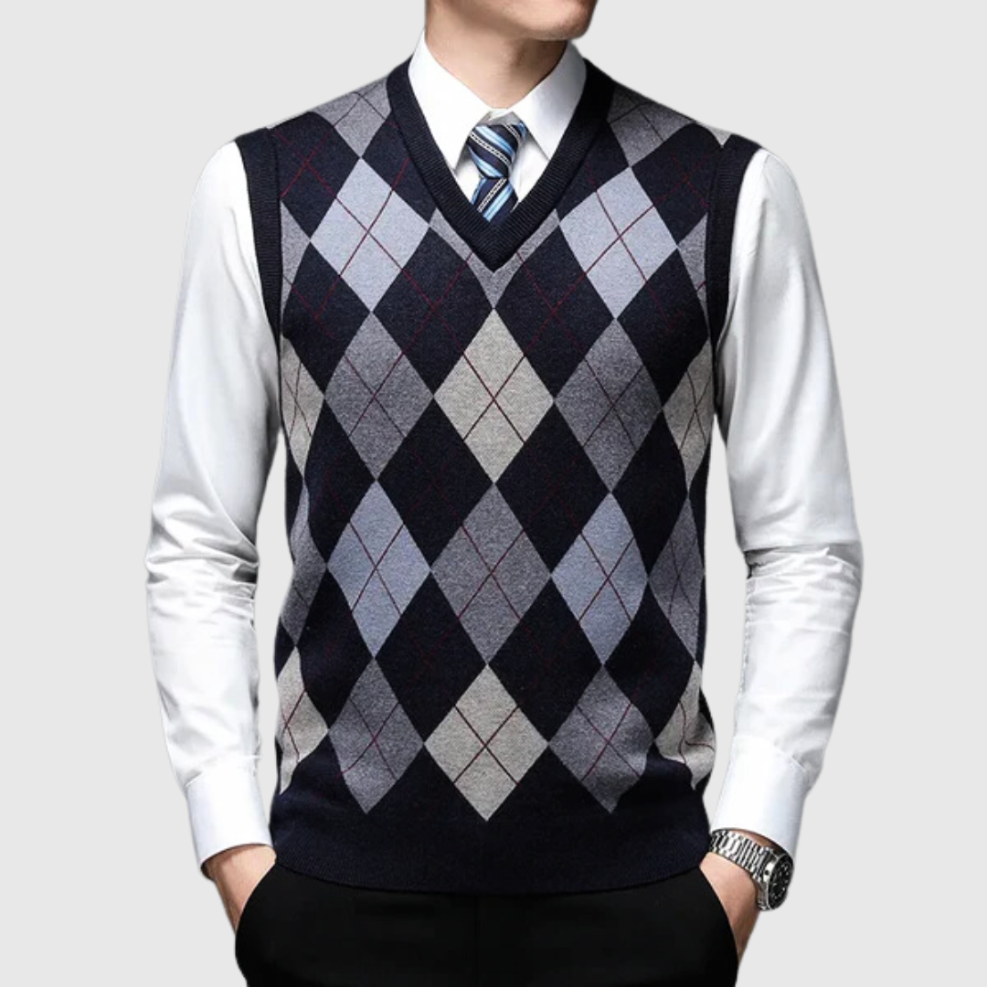 Ethan Bradford Signature Argyle Vest