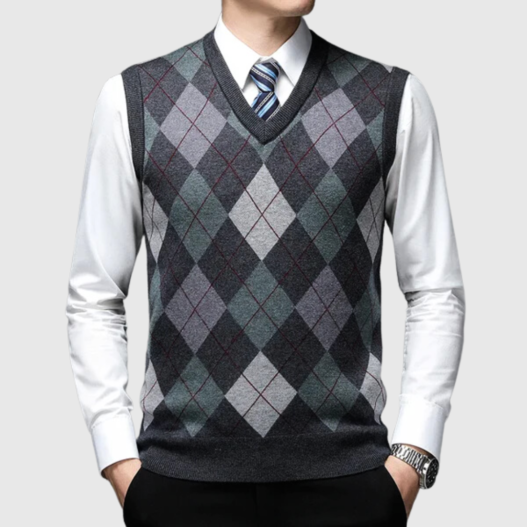 Ethan Bradford Signature Argyle Vest