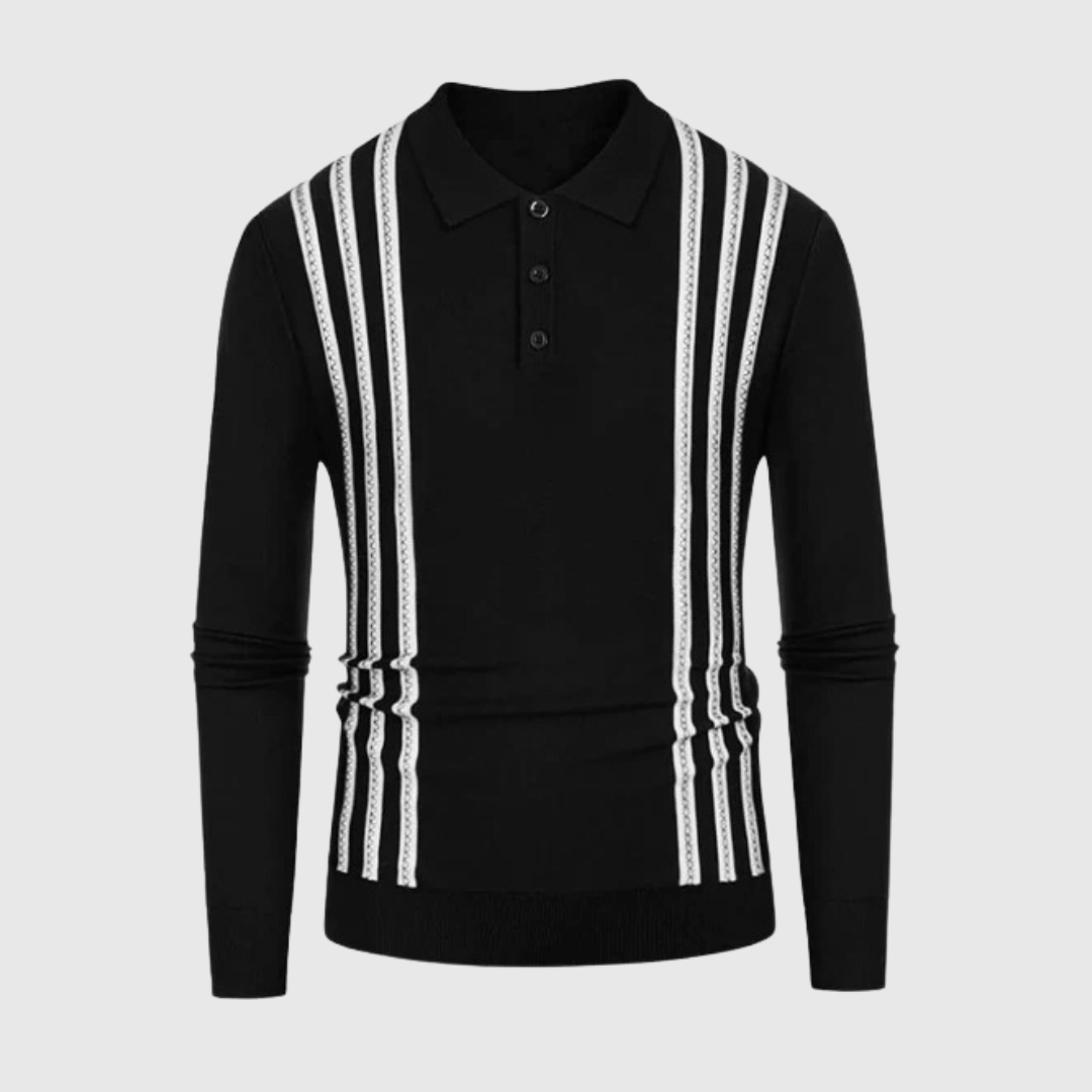 Harrison Cove Striped Polo Sweater