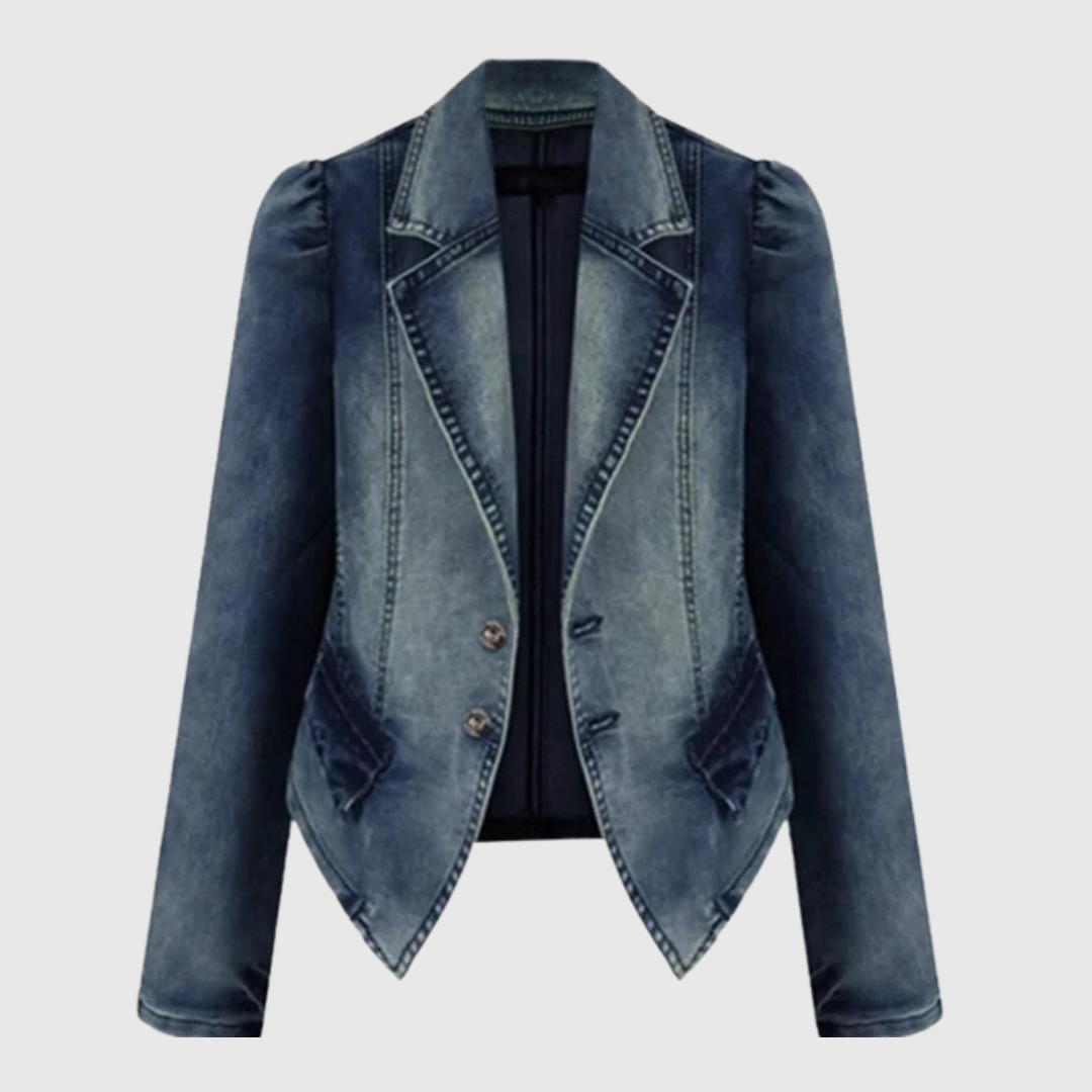 Evelyn Stature Denim Blazer