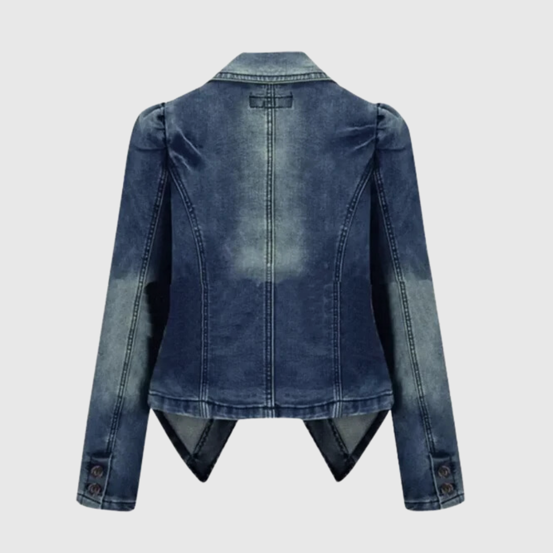 Evelyn Stature Denim Blazer