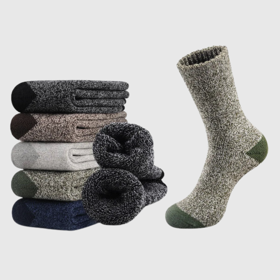 Merino Wool Trekker Socks - 5 Pack