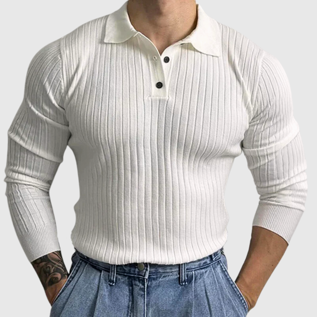 Henri Clément Ribbed Polo