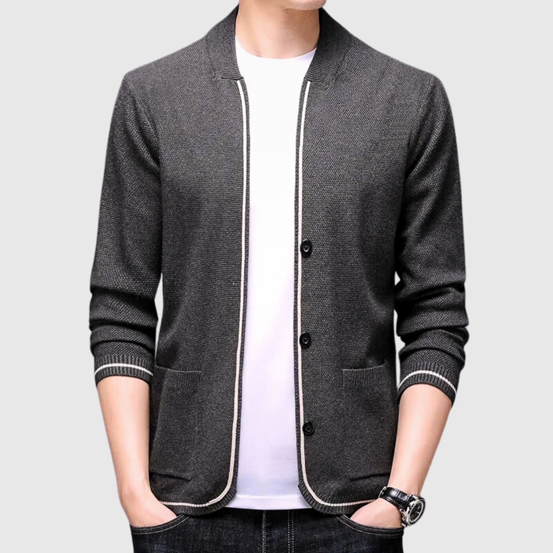 Michael Reed Textured Cardigan