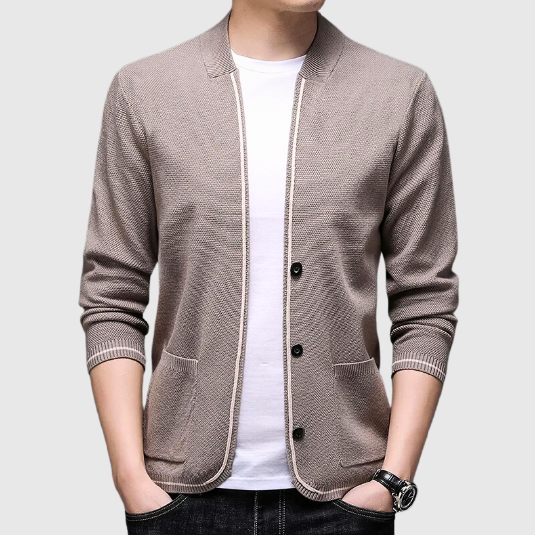 Michael Reed Textured Cardigan