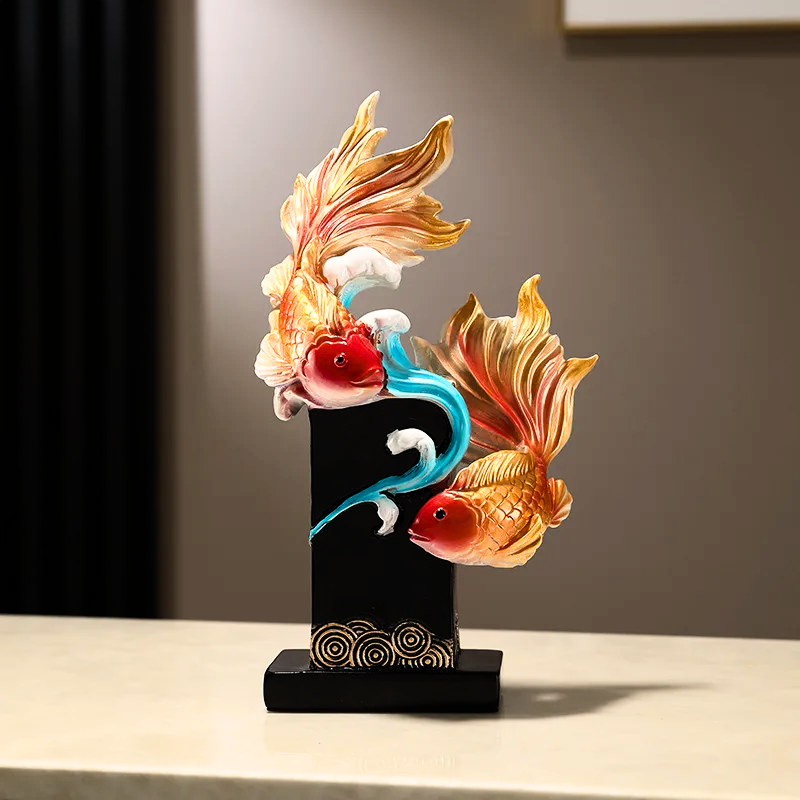 Prosperity&#39;s Emblem - Koi Sculpture