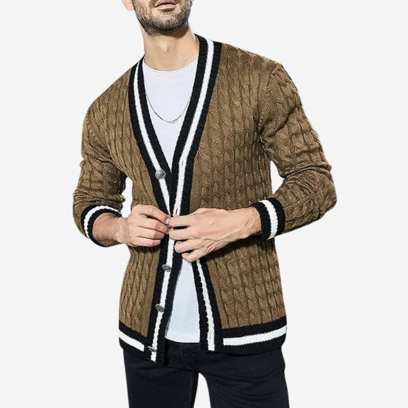 Brackenhide Cable Button Cardigan