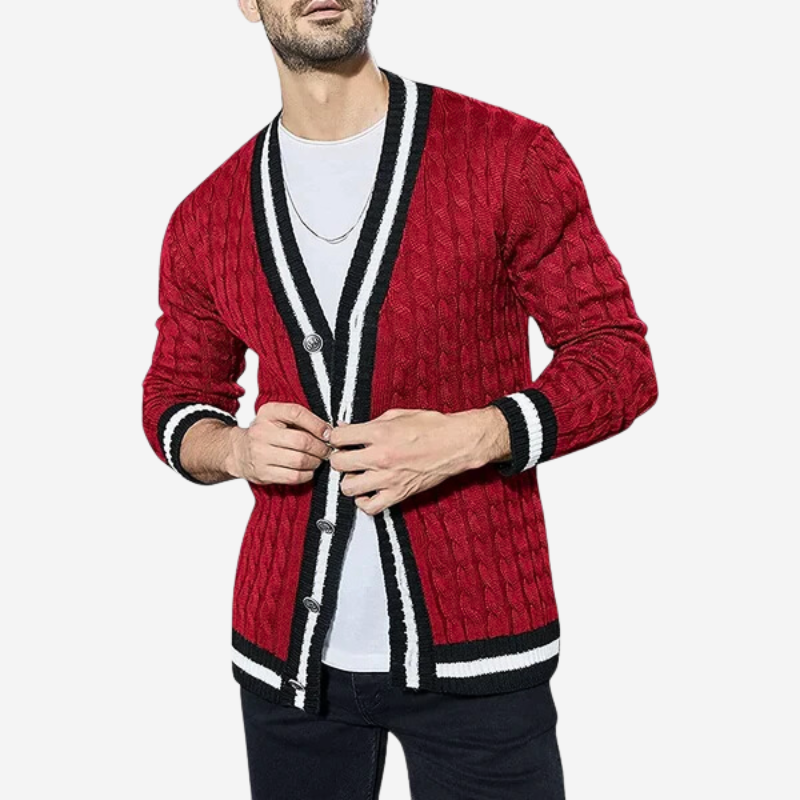 Brackenhide Cable Button Cardigan