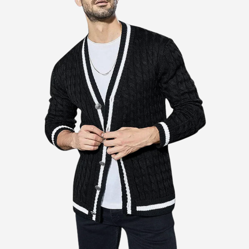 Brackenhide Cable Button Cardigan