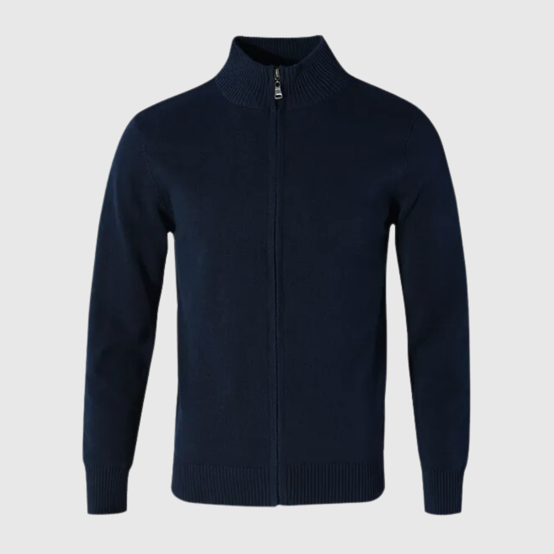 Finely Woven Cotton Zip Up