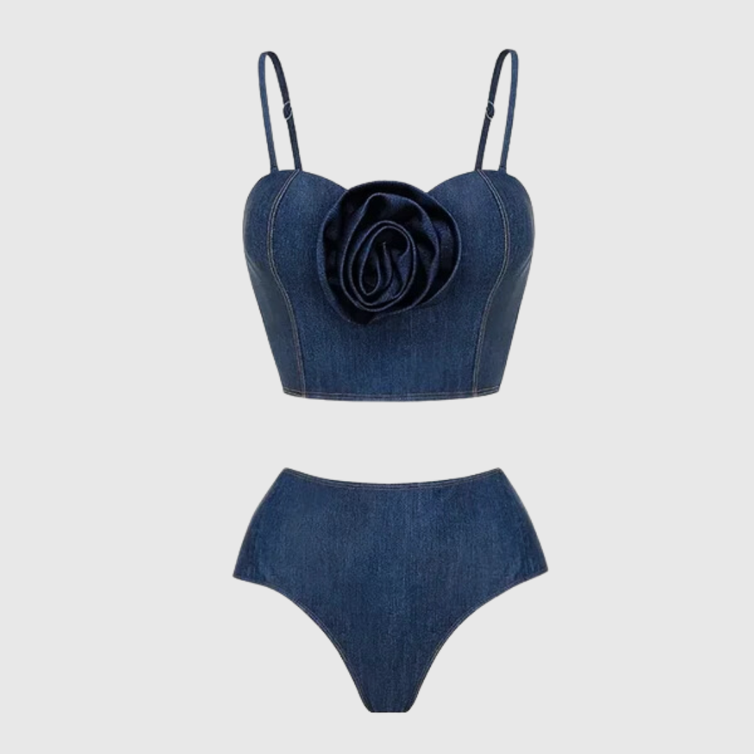 Wildflower Denim Bodysuit