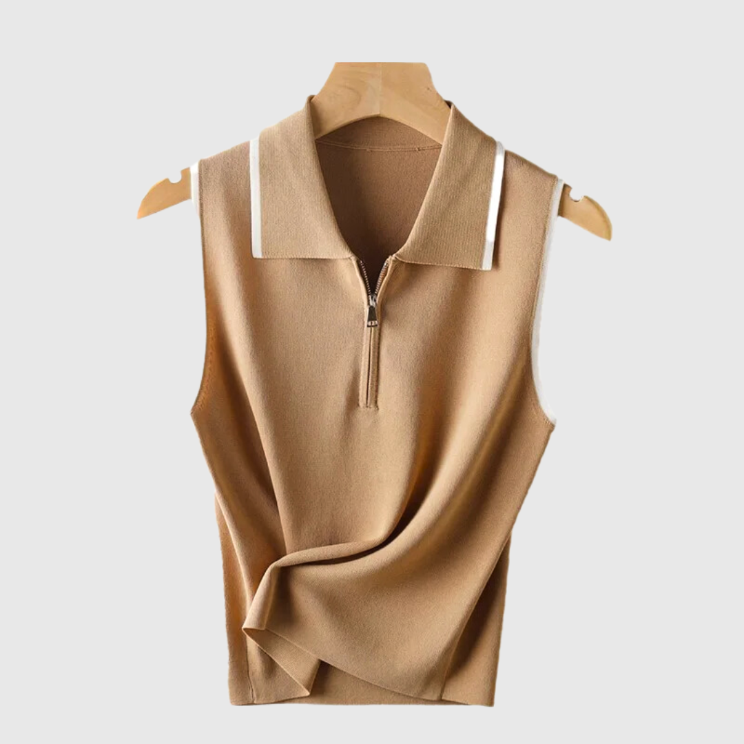 Sculpte Zippered Top