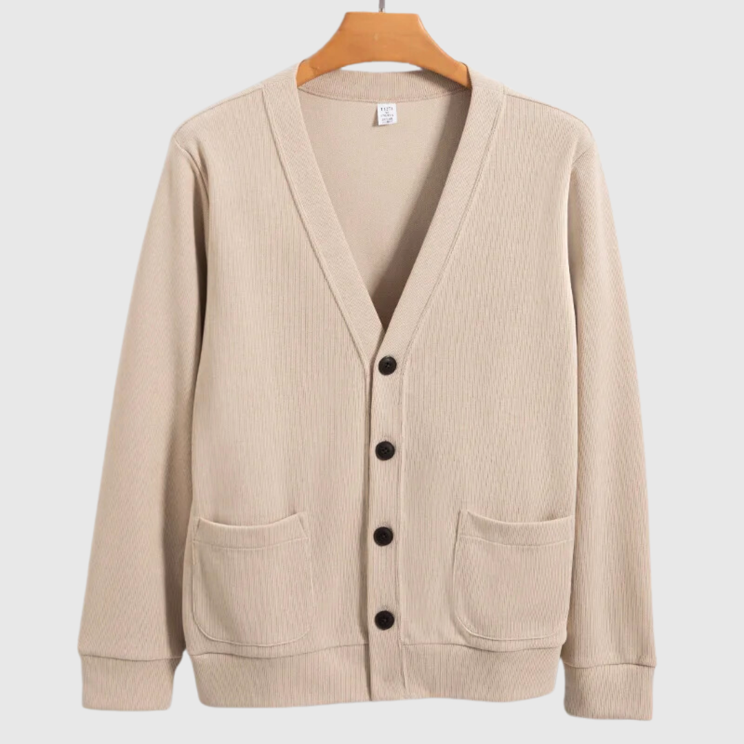 Julian Hawthorne Cotton V-Neck Cardigan