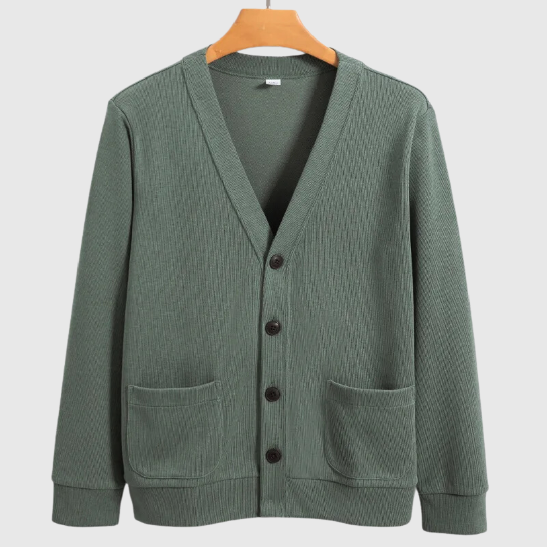 Julian Hawthorne Cotton V-Neck Cardigan