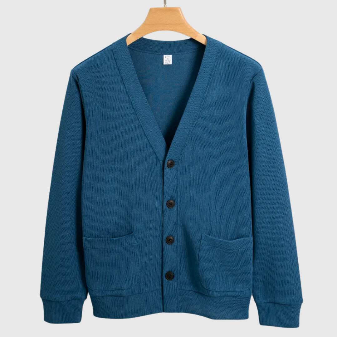 Julian Hawthorne Cotton V-Neck Cardigan