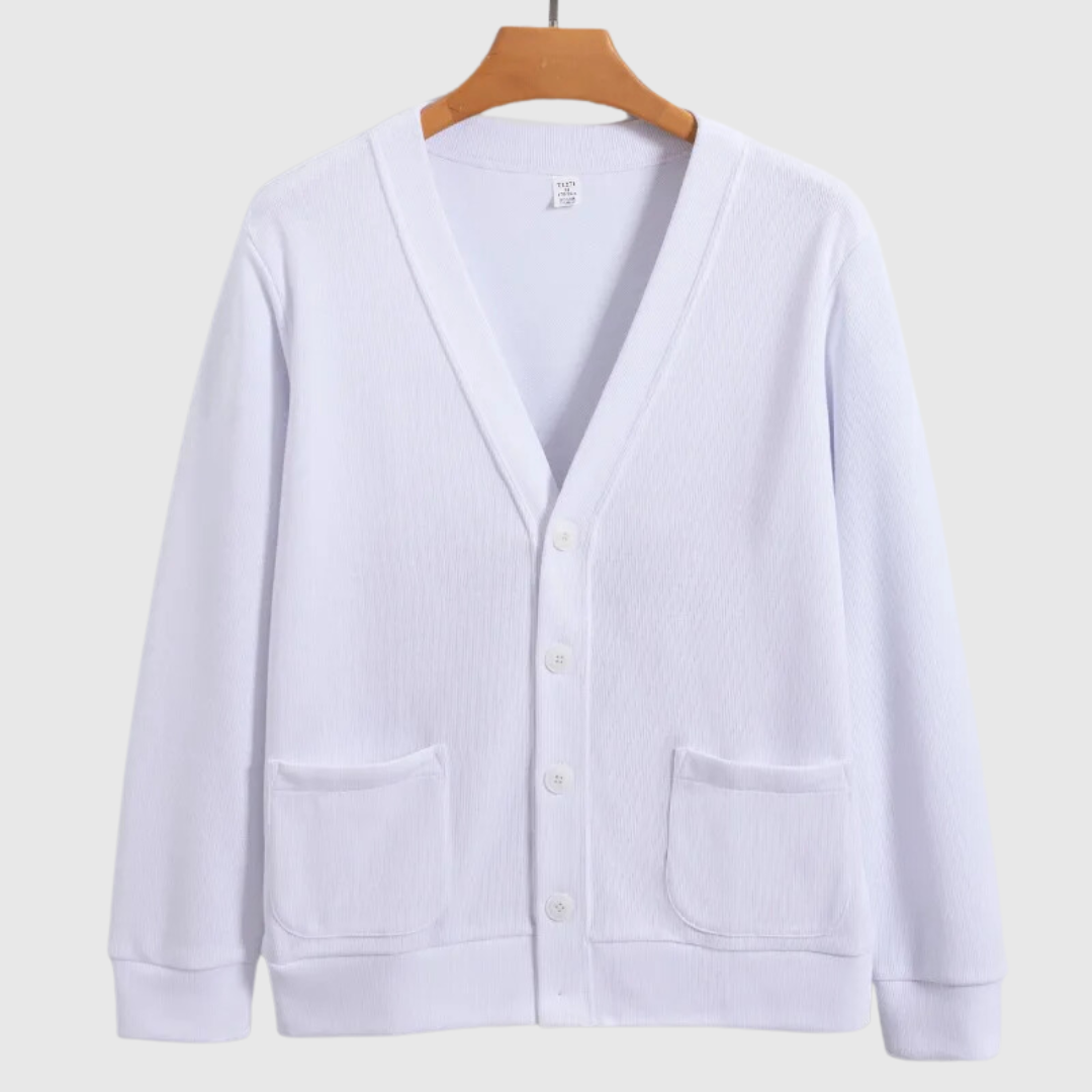 Julian Hawthorne Cotton V-Neck Cardigan