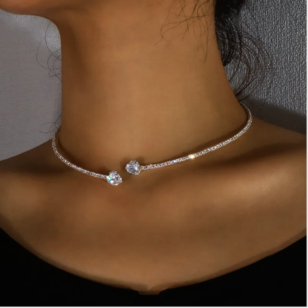 Radiant Shimmer Choker Necklace