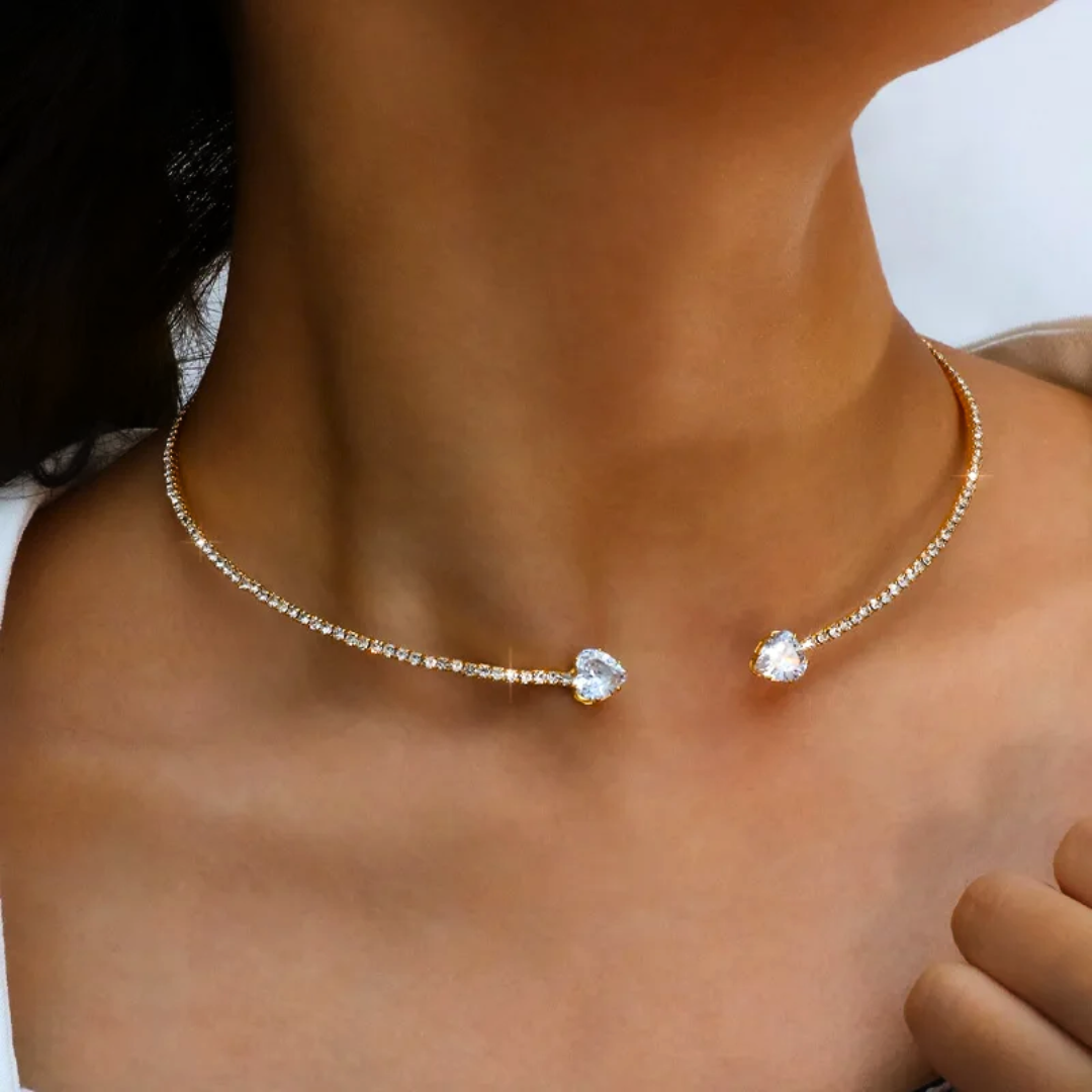 Radiant Shimmer Choker Necklace